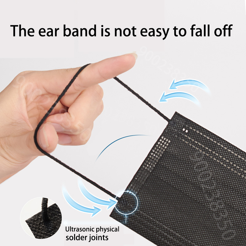 10～500個入り、大人用使い捨てマスク、個別包装、黒色、防 - Disposable Surgical Mask のレビューと価格