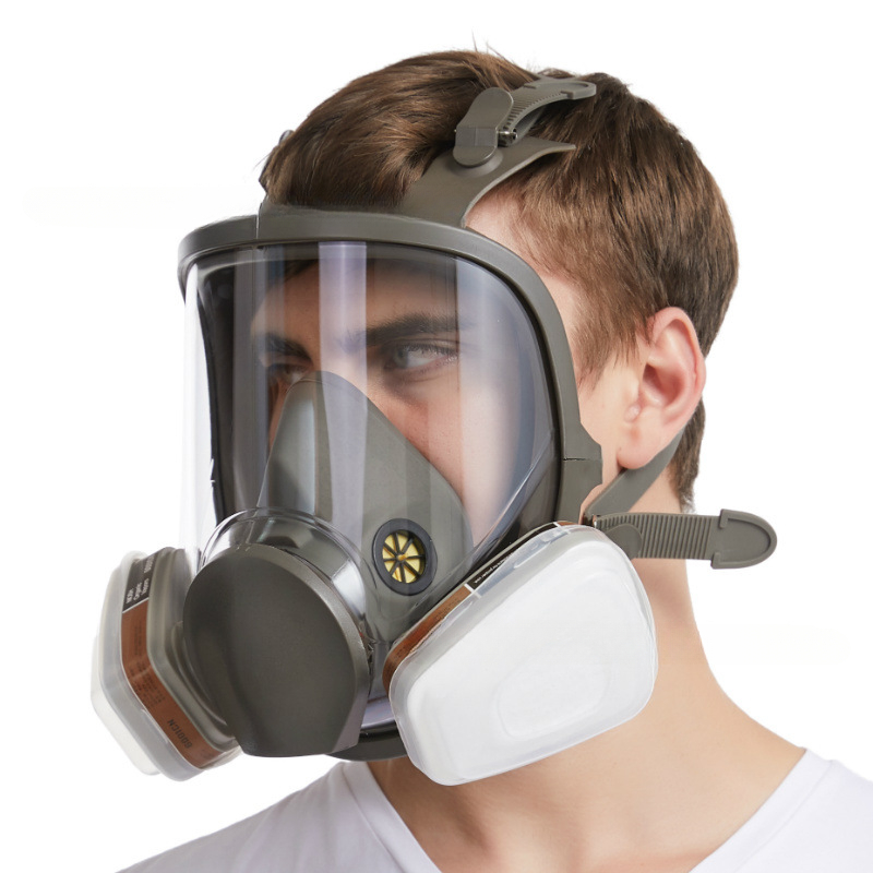 防霧6800防毒マスク工業用塗装スプレーマスク安全作業フィル - Dust Mask Construction のレビューと価格