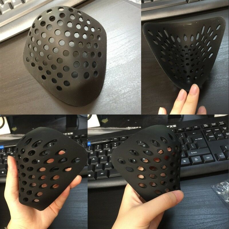 黒赤シリコンマスクカバー月マスクフェイスシェルコスプレ小道具 - Silicone Mask Bracket のレビューと価格