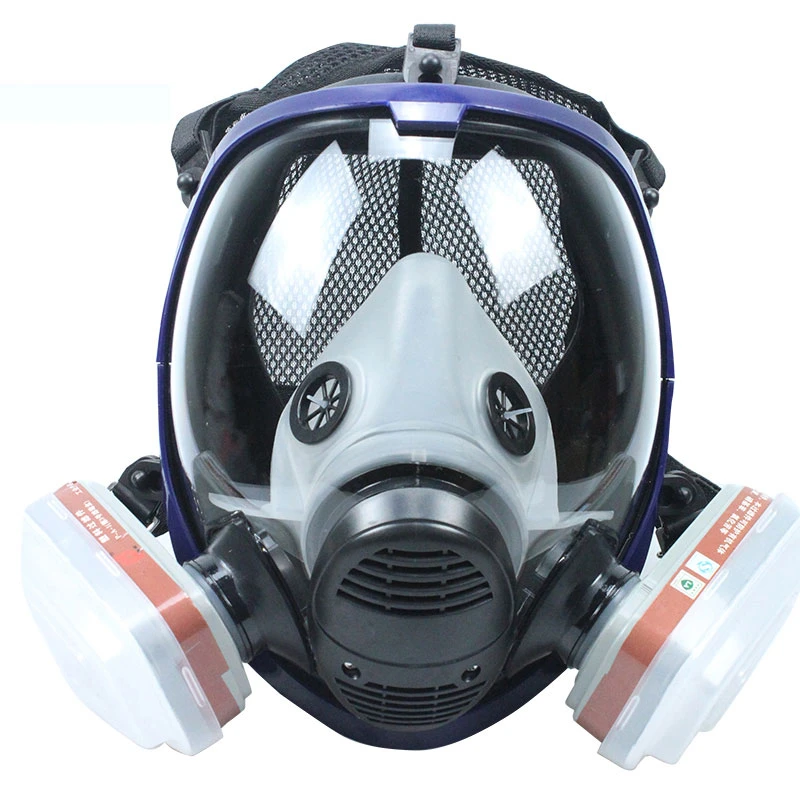 7 in 1シリコンフィルター付き化学マスク,ガスマスク,防 - Dust Mask Construction のレビューと価格