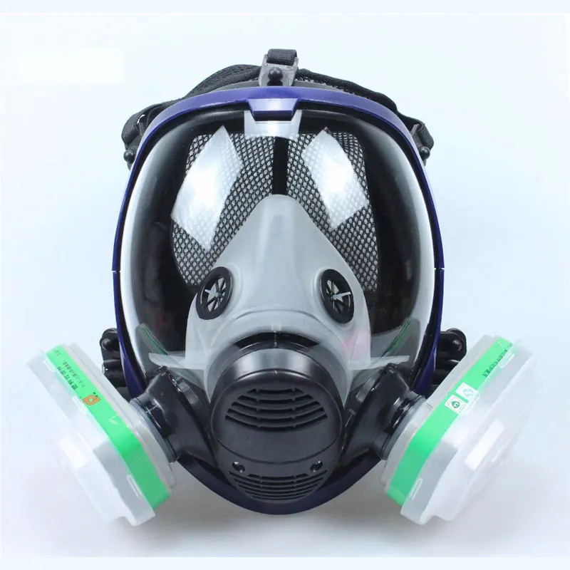 7 in 1シリコンフィルター付き化学マスク,ガスマスク,防 - Dust Mask Construction のレビューと価格